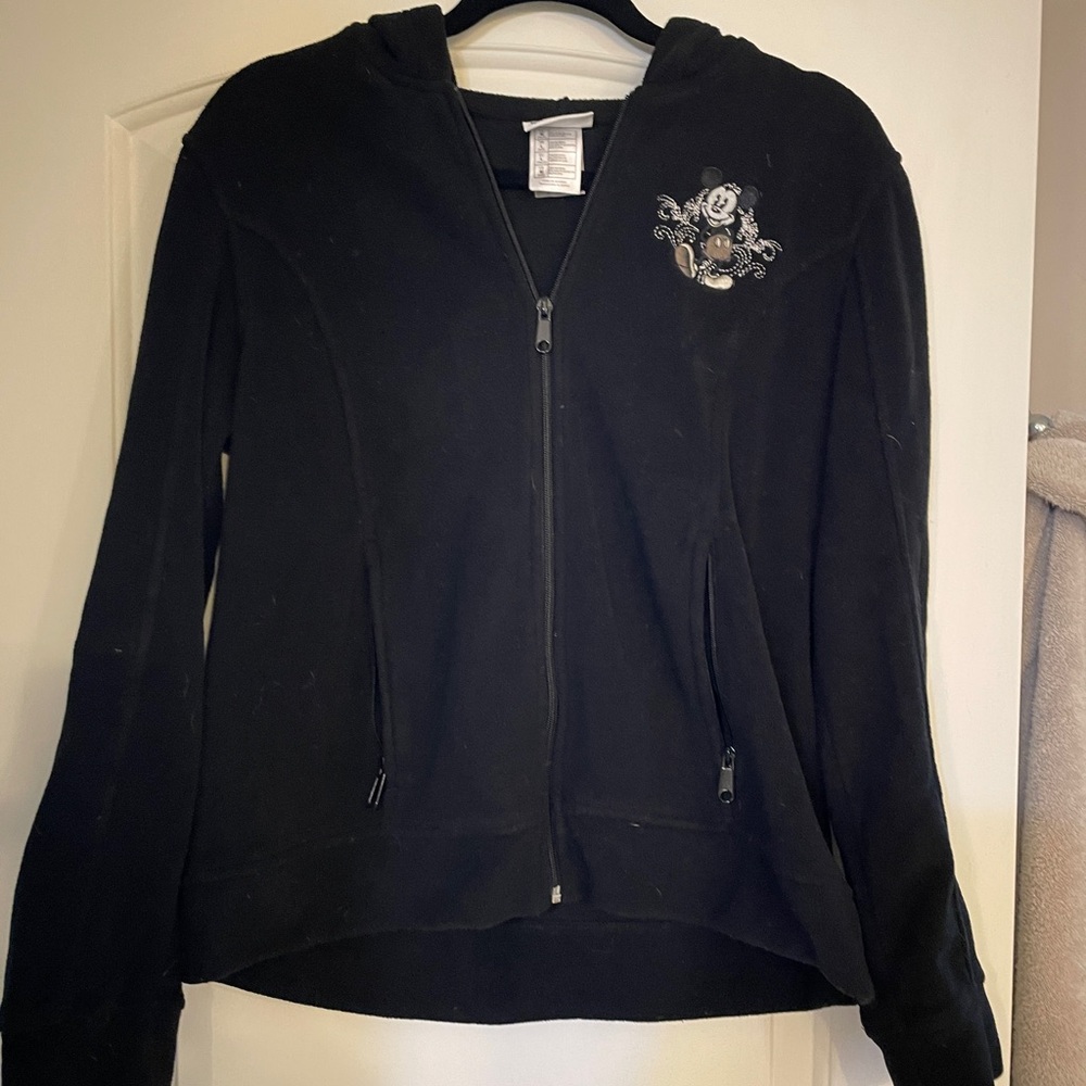 Disney World Mickey Mouse Black hooded Sweatshirt - Picture 3 of 5